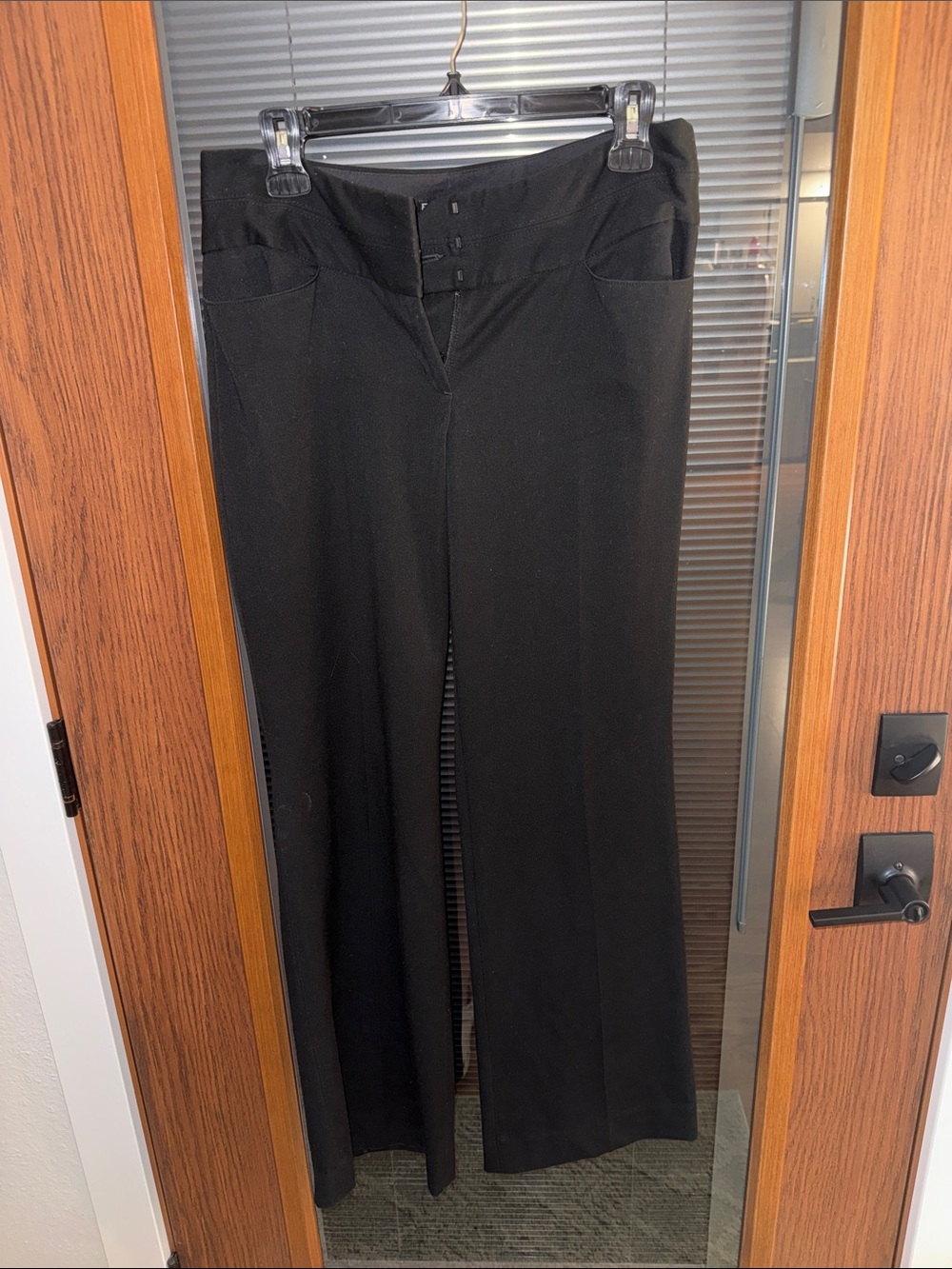 Express Black Women's Wide-Leg Dress Pants